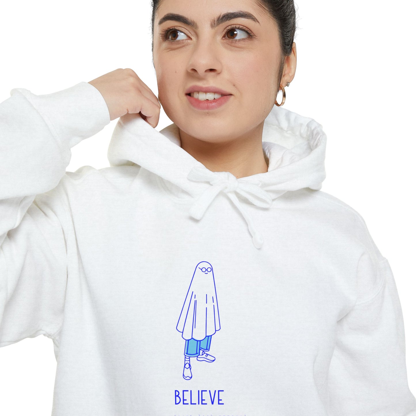 Believe... Unisex Garment-Dyed Hoodie