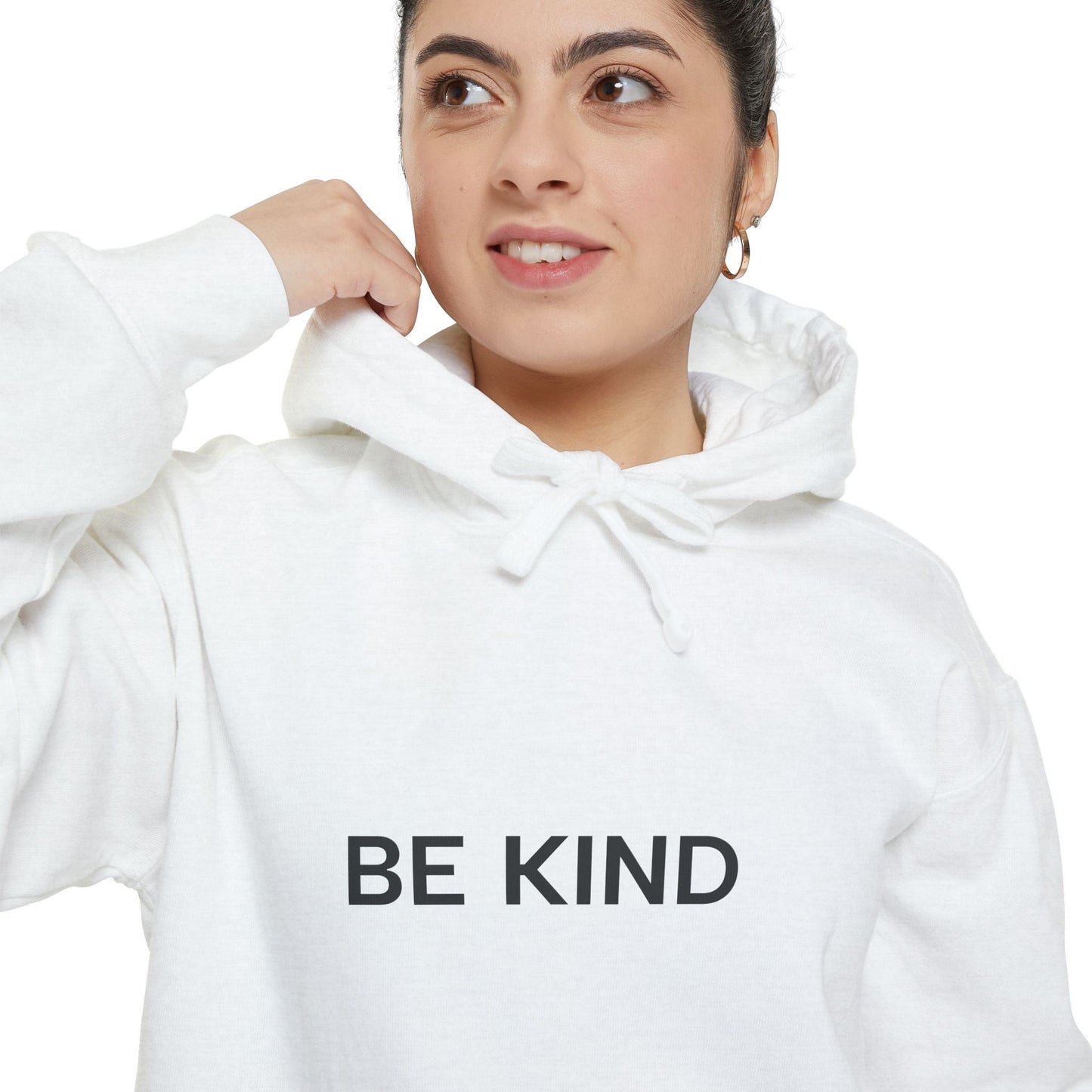 Be kind...Unisex Garment-Dyed Hoodie