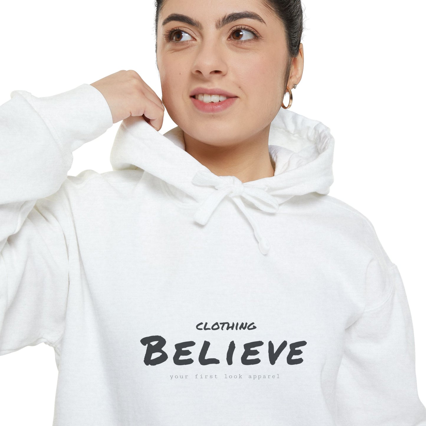 Believe... Unisex Garment-Dyed Hoodie