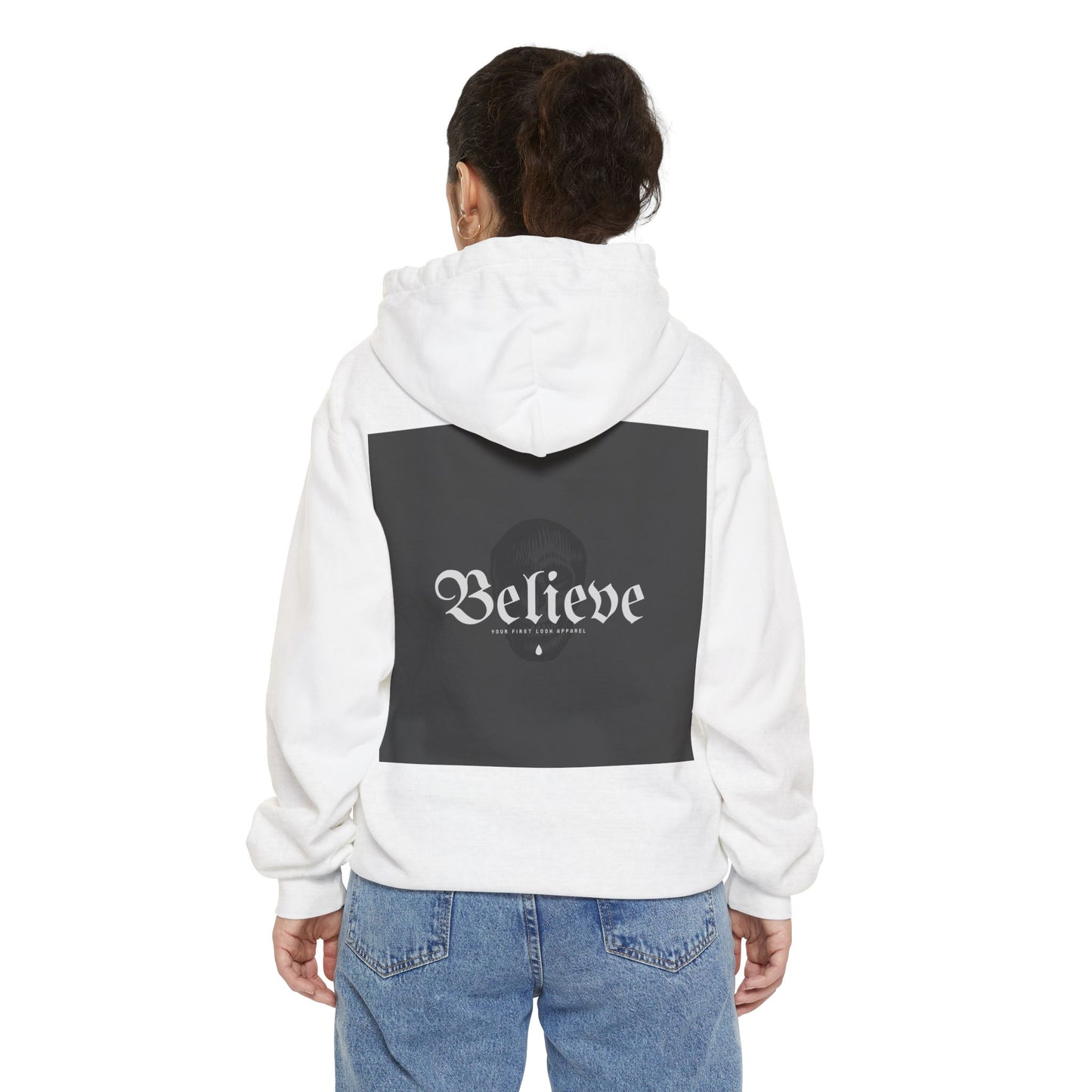 Believe..  Unisex Garment-Dyed Hoodie