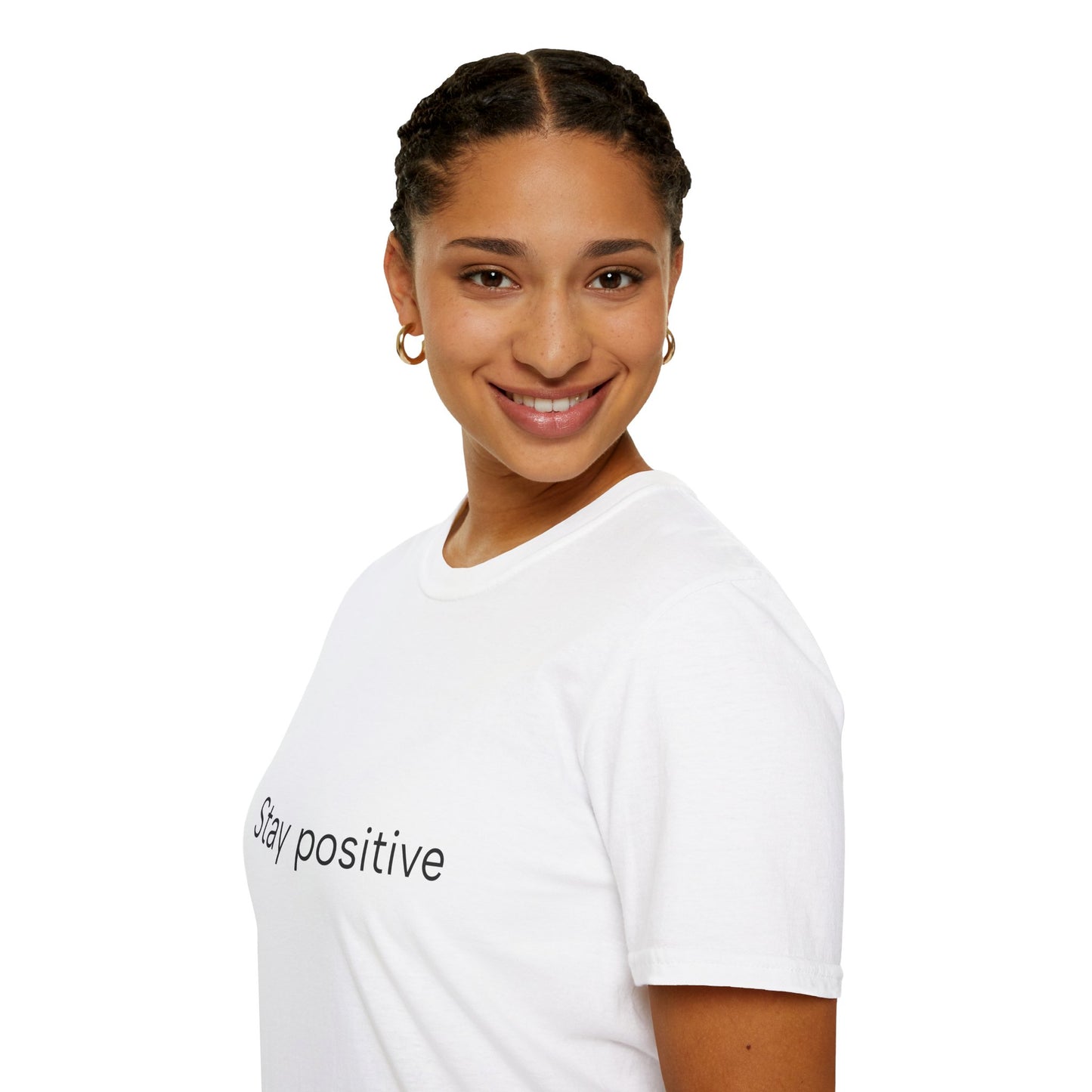 Stay positive...Unisex Softstyle T-Shirt