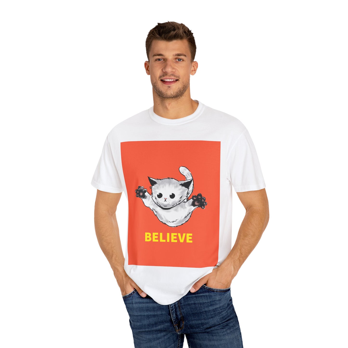 Believe... Unisex Garment-Dyed T-shirt