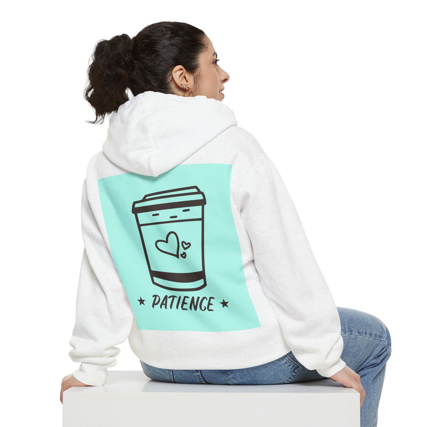 Patience.. Unisex Garment-Dyed Hoodie