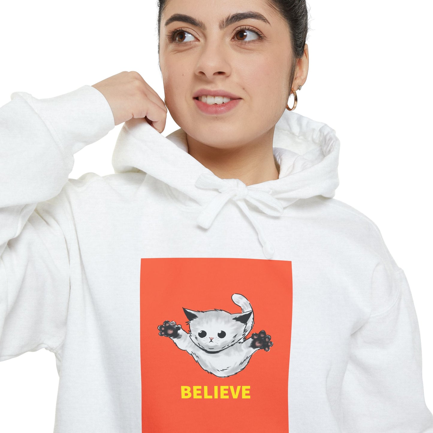 Believe...Unisex Garment-Dyed Hoodie