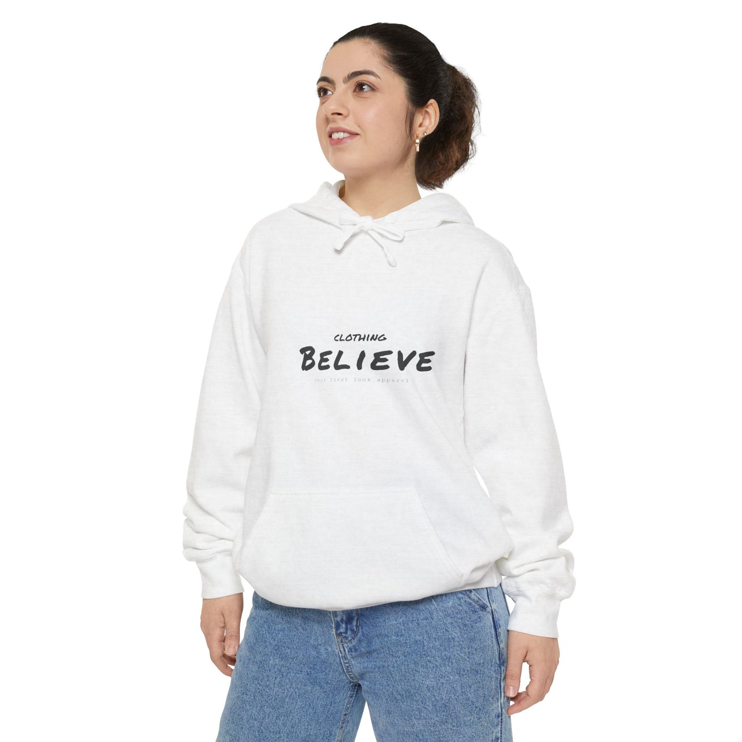 Believe... Unisex Garment-Dyed Hoodie