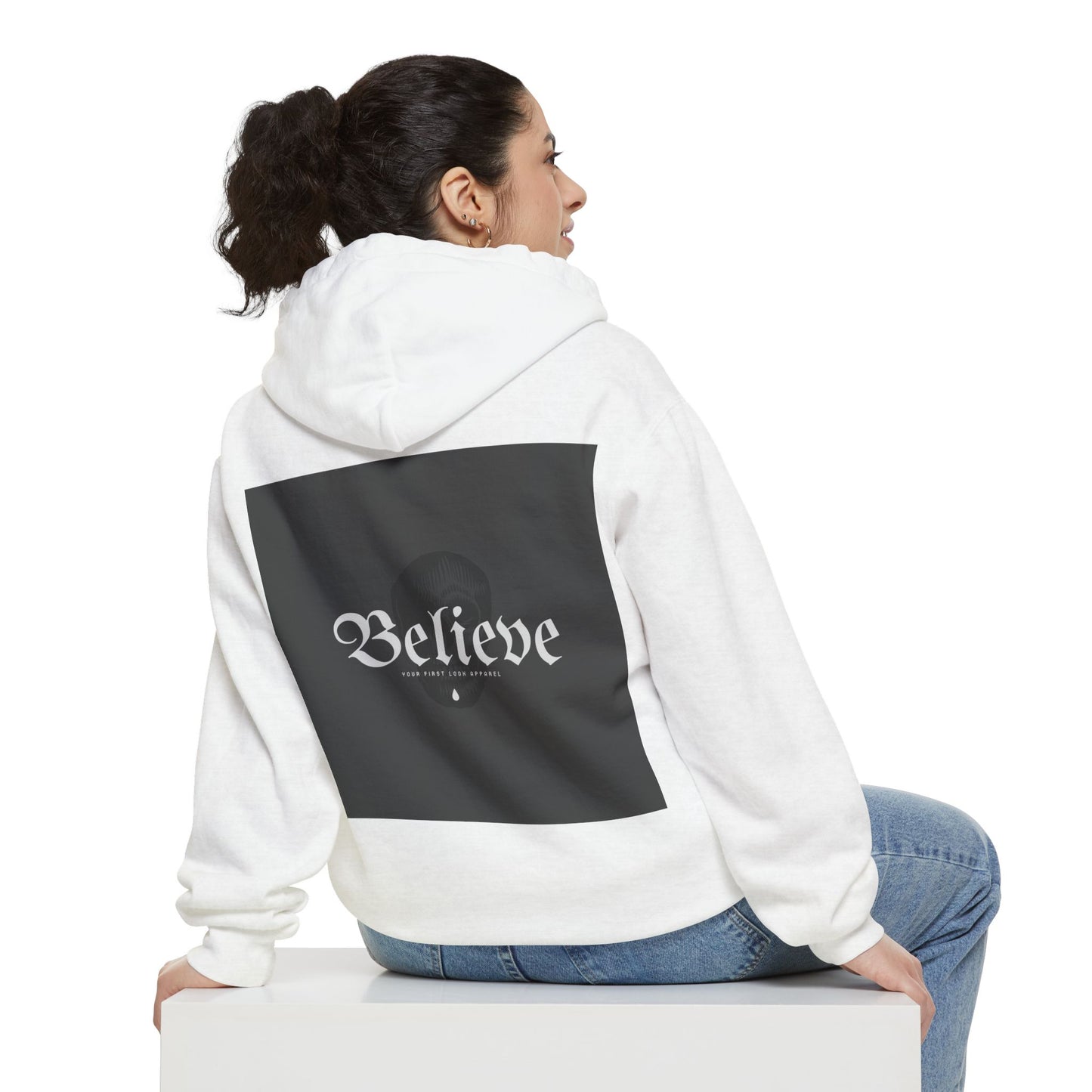 Believe..  Unisex Garment-Dyed Hoodie